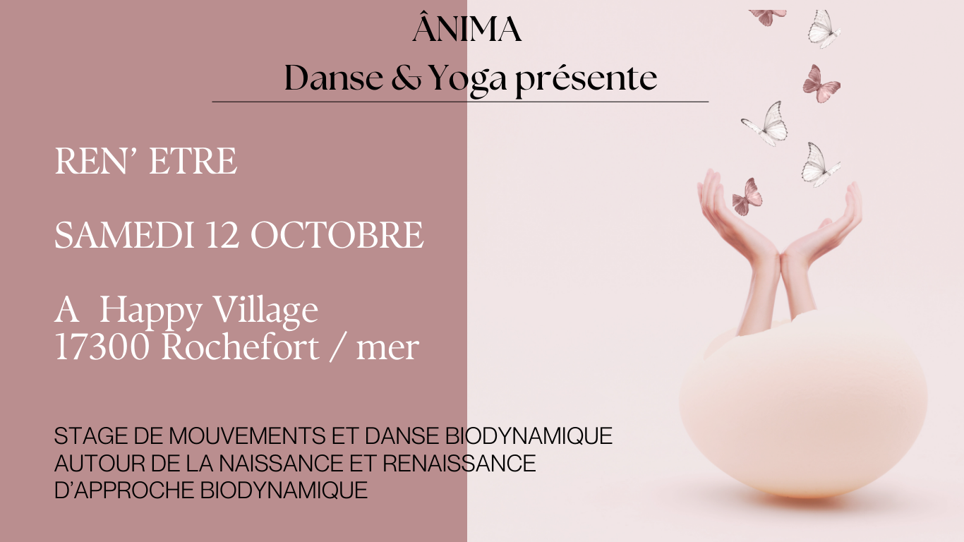 Stage ren'être - 12 octobre 2024 - Anima Danse & Yoga