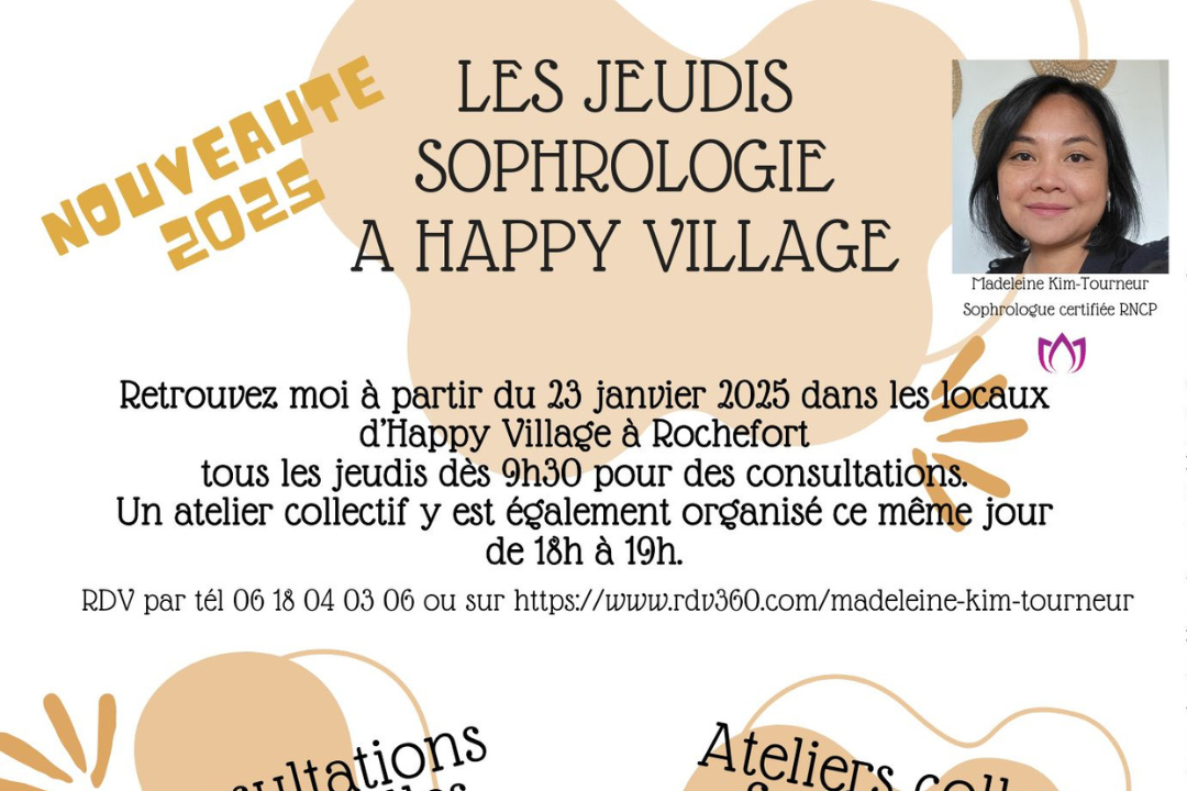 Atelier sophrologie Madeleine Kim