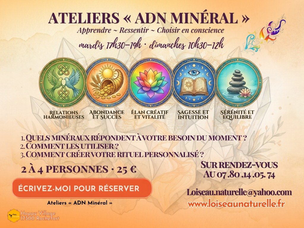 Ateliers_ADN Mineral_Loiseau_naturelle